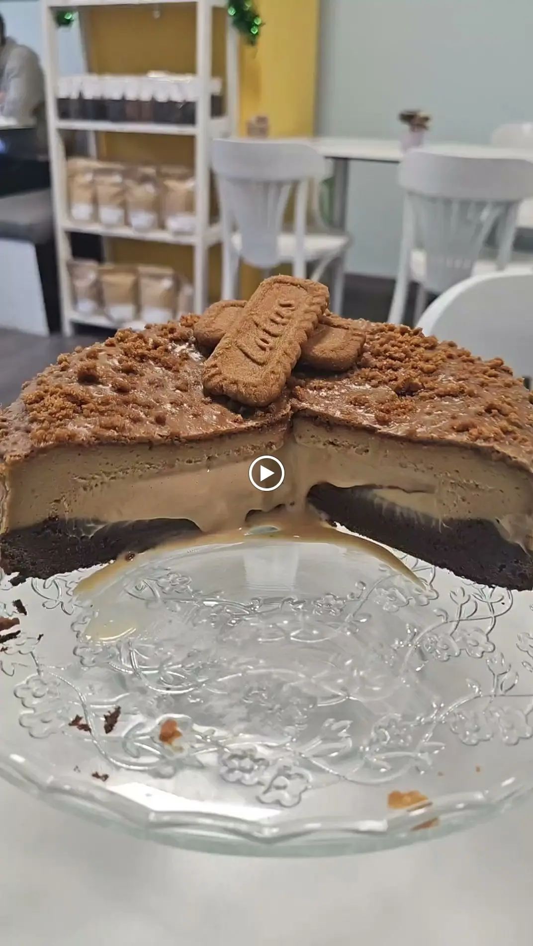 Tarta de queso Lotus Biscoff